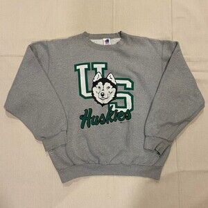 Vintage Us Huskys Collegiate Crewneck